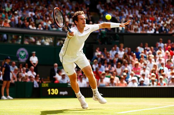 Murray has had recent practice returning a big serve at Wimbledon